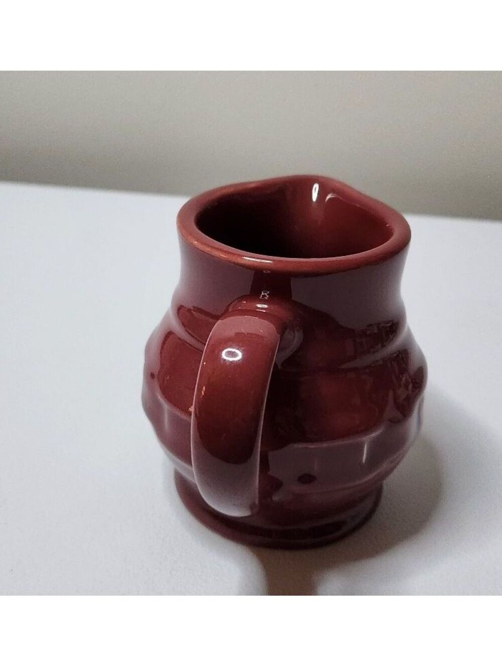 Longaberger Pottery Woven Traditions Creamer Pitcher in Paprika - Picture 4 of 7